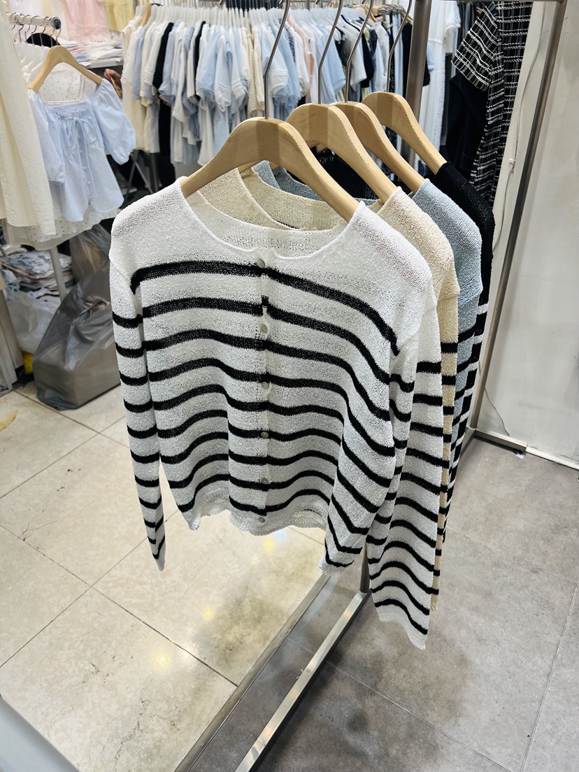 BLACK NOTE東大門實拍韓國女裝新品休閑26夏季職業針織衫BLACK NOTE針織衫