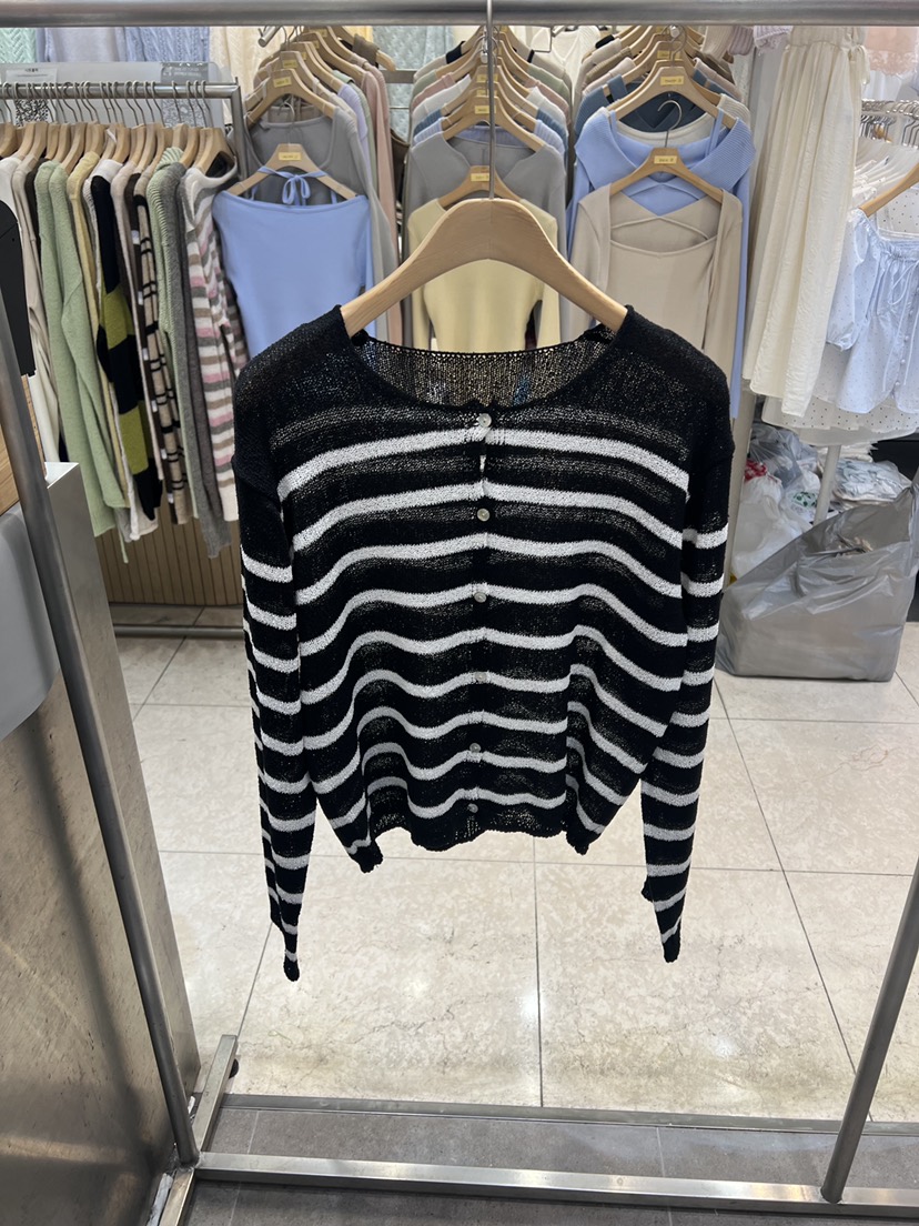 BLACK NOTE東大門實拍韓國女裝新品休閑26夏季職業針織衫BLACK NOTE針織衫圖色1