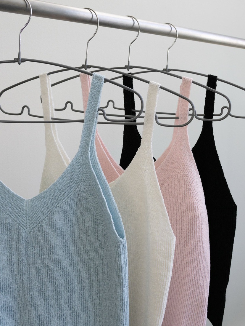 INSSENSE-A韓國代購女裝新款熱賣職業時尚吊帶背心V領亞麻INSSENSE-A吊帶/背心