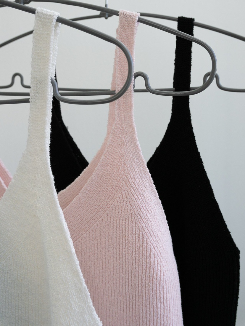 INSSENSE-A韓國代購女裝新款熱賣職業時尚吊帶背心V領亞麻INSSENSE-A吊帶/背心