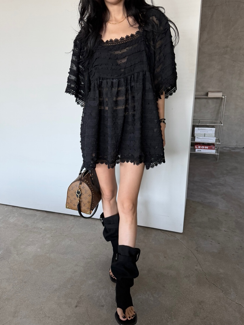 SOLAR韓國直郵實拍女士新品26春夏休閑時尚推薦26夏季連衣裙SOLAR連衣裙