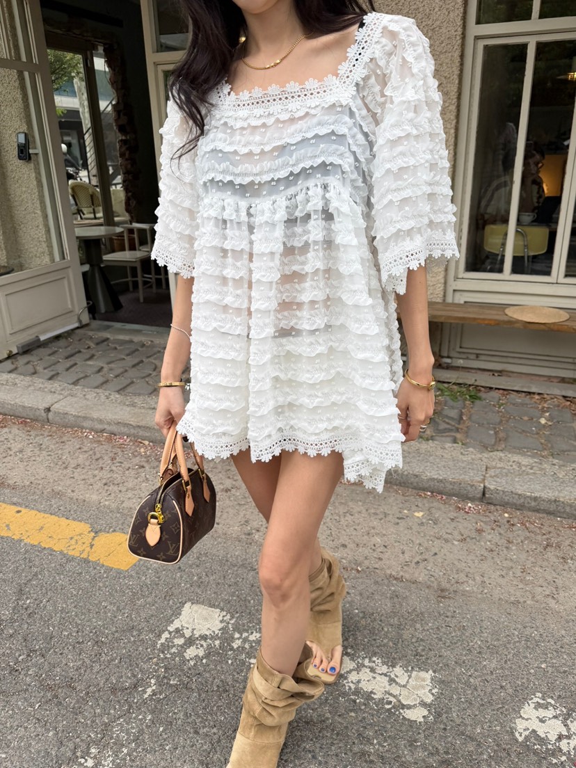 SOLAR韓國直郵實拍女士新品26春夏休閑時尚推薦26夏季連衣裙SOLAR連衣裙