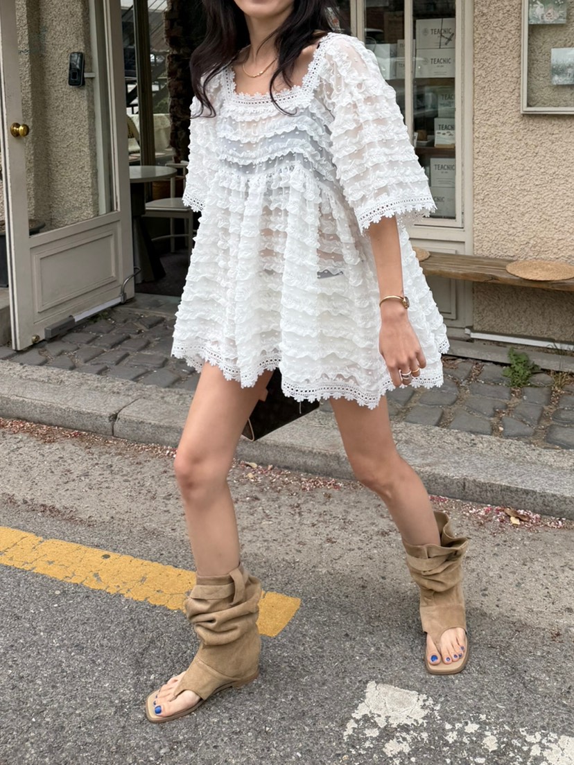 SOLAR韓國直郵實拍女士新品26春夏休閑時尚推薦26夏季連衣裙SOLAR連衣裙