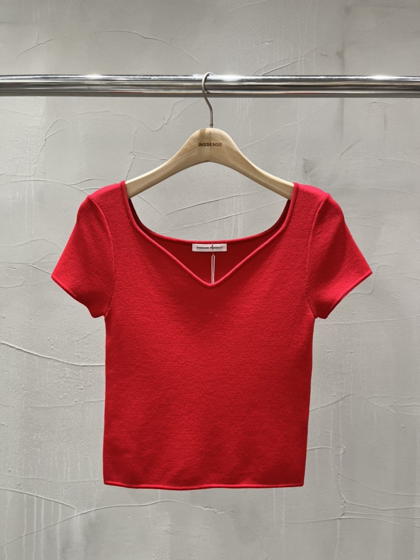 INSSENSE-A韓國代購女士新品26春夏時尚人氣職業休閑針織衫INSSENSE-A針織衫圖色1