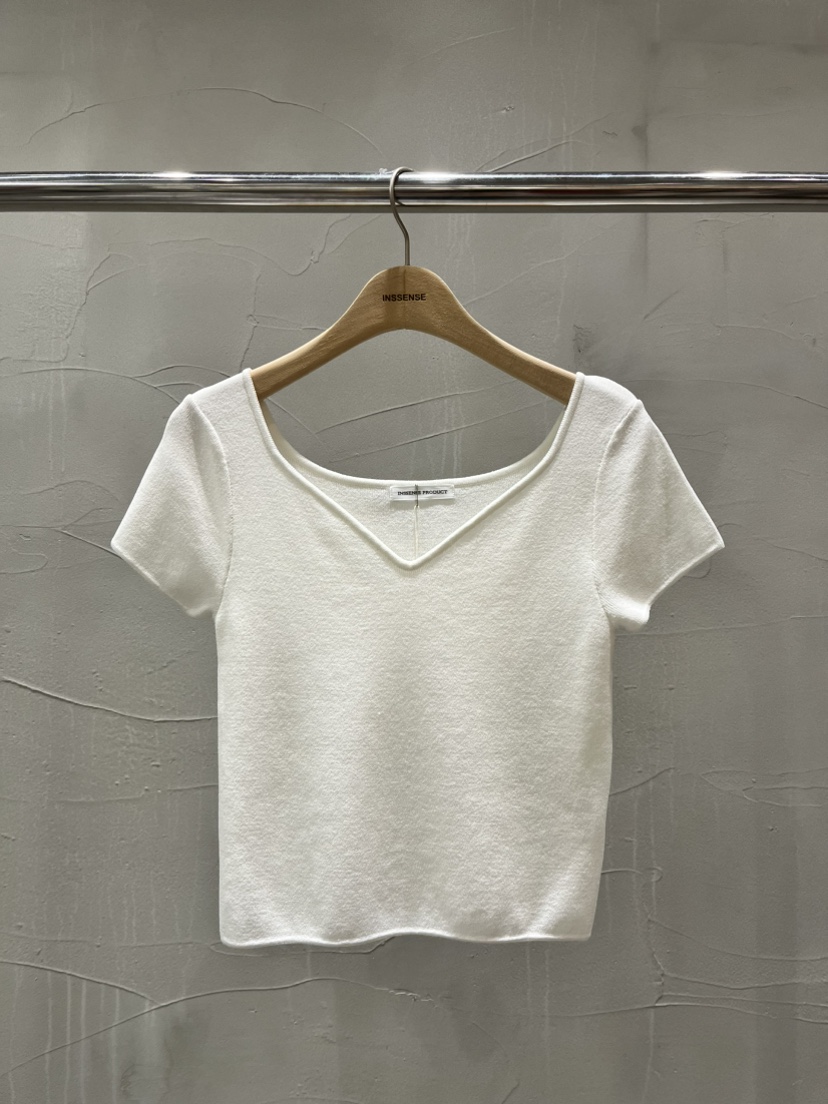 INSSENSE-A韓國代購女士新品26春夏時尚人氣職業休閑針織衫INSSENSE-A針織衫圖色2