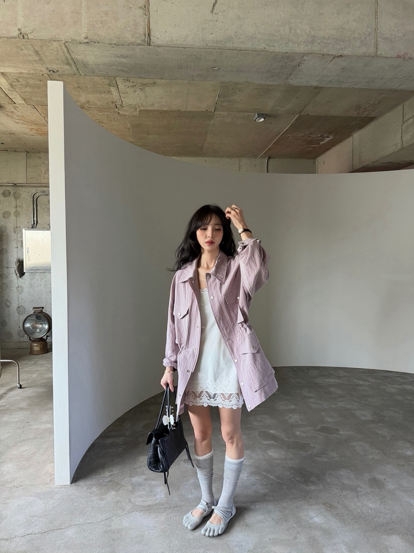 SOLAR韓國直郵實拍女裝新品時尚休閑26夏季職業人氣熱賣夾克SOLAR夾克