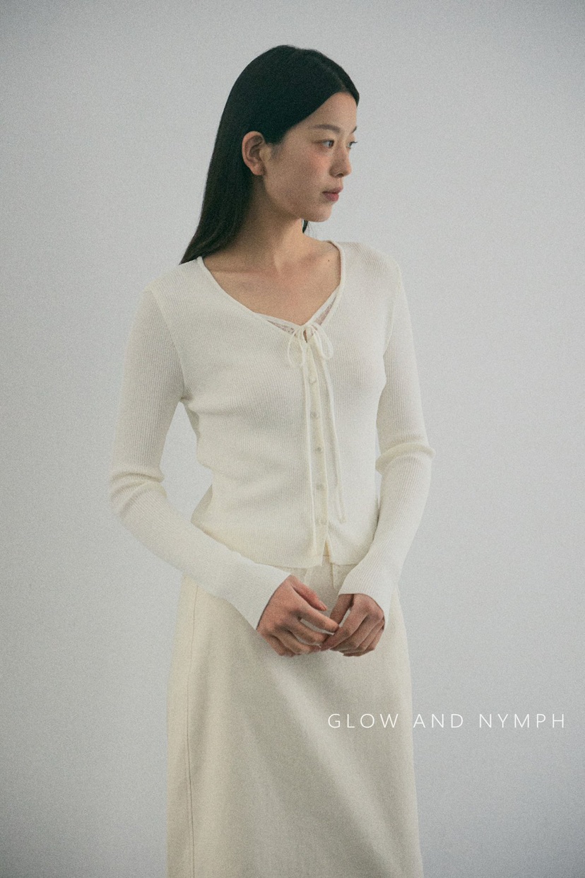 GLOW AND NYMPH東大門實拍女士新品推薦休閑真品針織衫GLOW AND NYMPH針織衫圖色1