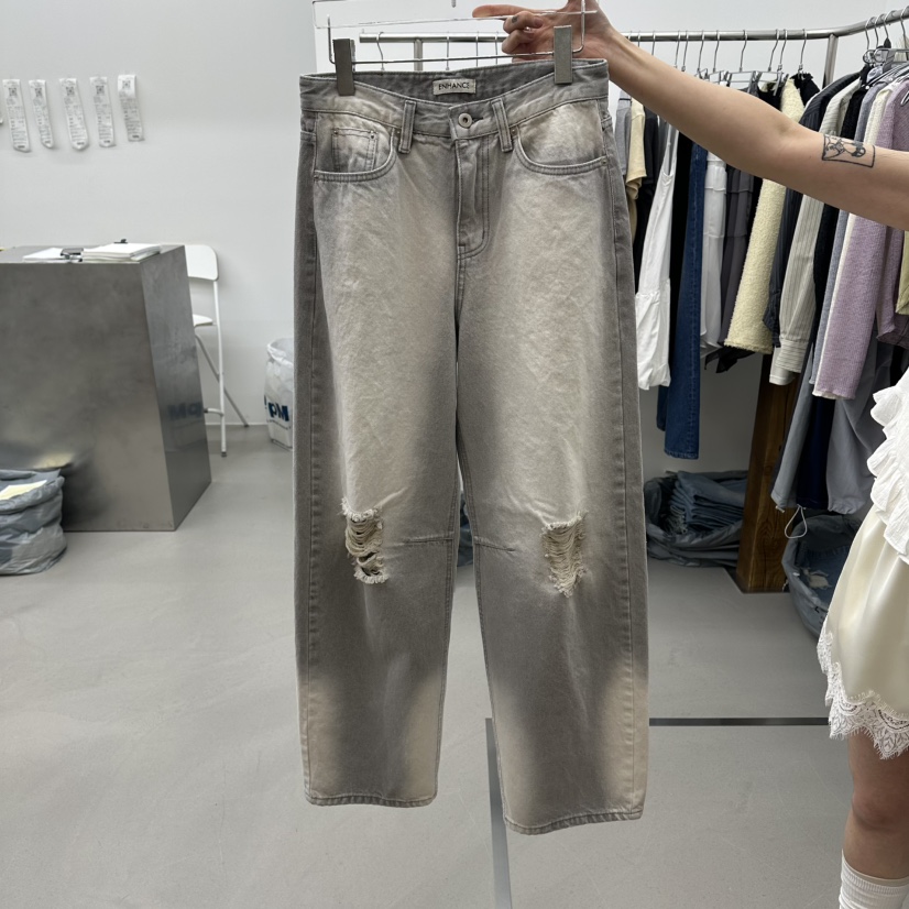 ENHANCE韓國直郵女士新品推薦人氣26春夏休閑熱賣職業牛仔褲ENHANCE/HOPESMORE牛仔褲圖色1