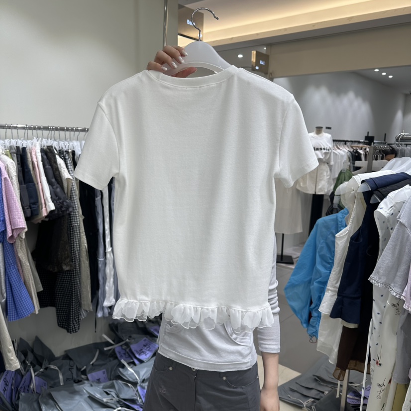 BENE韓國東大門代購女士新品26夏季休閑時尚職業熱賣人氣T恤BENET恤