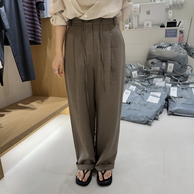 MILLIF韓國東大門直郵女士新品26春夏時尚職業26夏季休閑褲MILLIF休閑褲圖色2