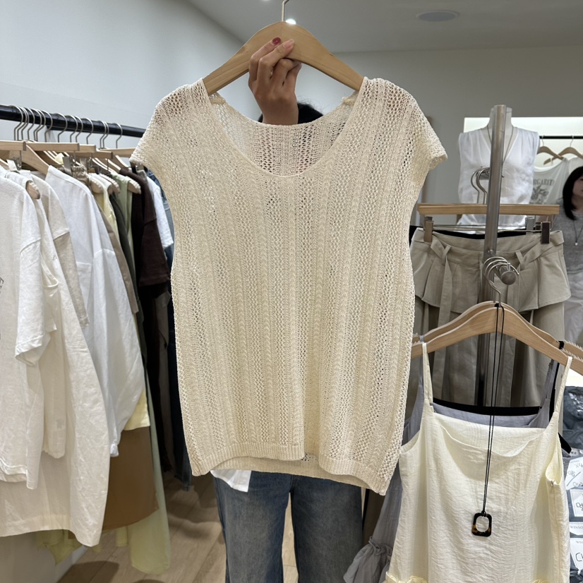 WINSOME韓國代購女士新款時尚26春夏真品職業熱賣推薦針織衫WINSOME針織衫圖色3燕麥色