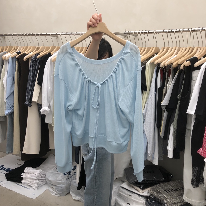 MURR東大門實拍女士新品真品職業推薦熱賣時尚休閑長袖T恤MURR長袖T恤