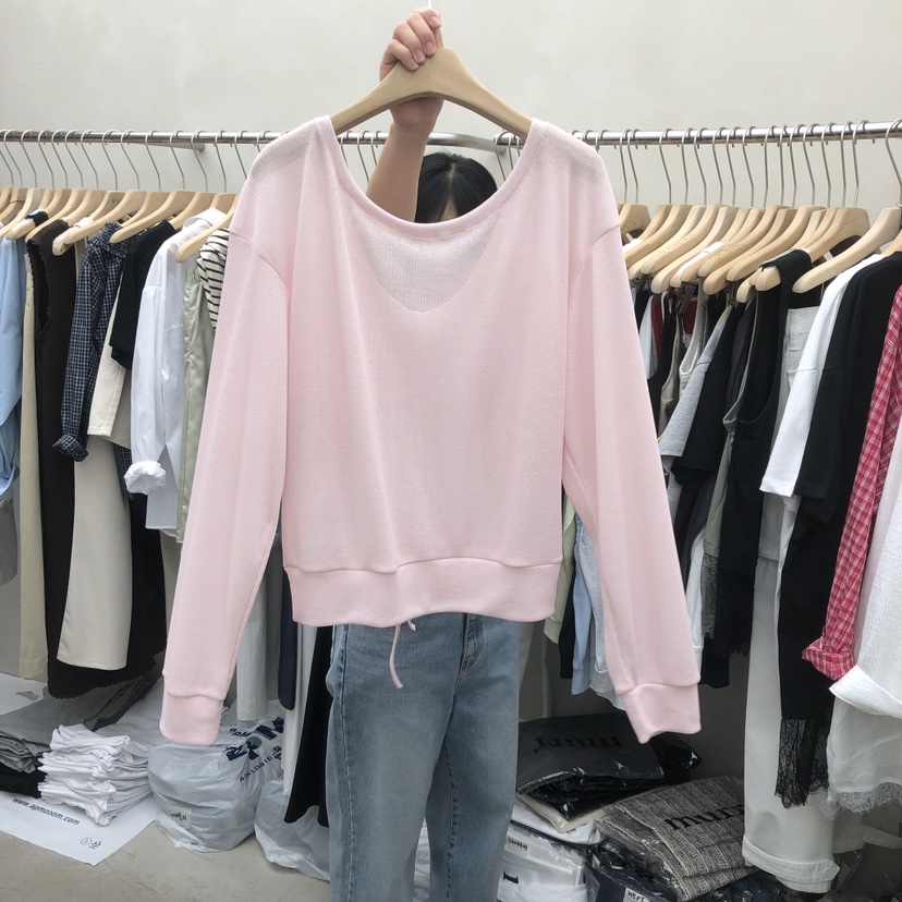 MURR東大門實拍女士新品真品職業推薦熱賣時尚休閑長袖T恤MURR長袖T恤圖色3