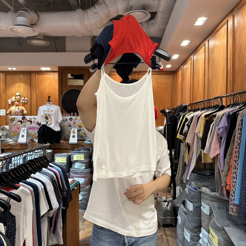 GARMENT-P韓國直郵女士新款人氣熱賣26夏季職業吊帶背心GARMENT吊帶/背心圖色1