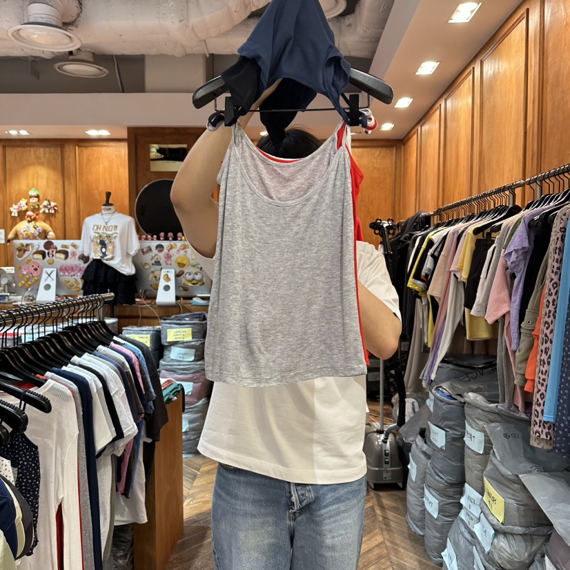 GARMENT-P韓國直郵女士新款人氣熱賣26夏季職業吊帶背心GARMENT吊帶/背心圖色2