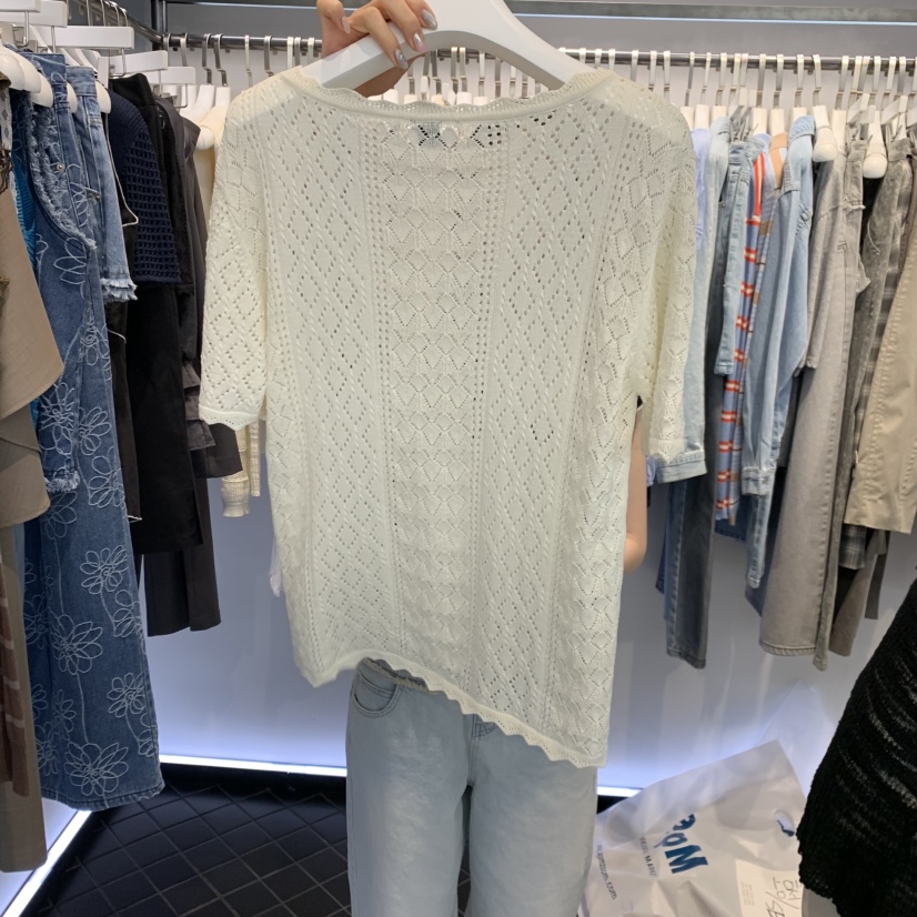 OUS/INCH-L韓國東大門直郵女裝新品26春夏職業推薦針織衫OUS/INCH針織衫