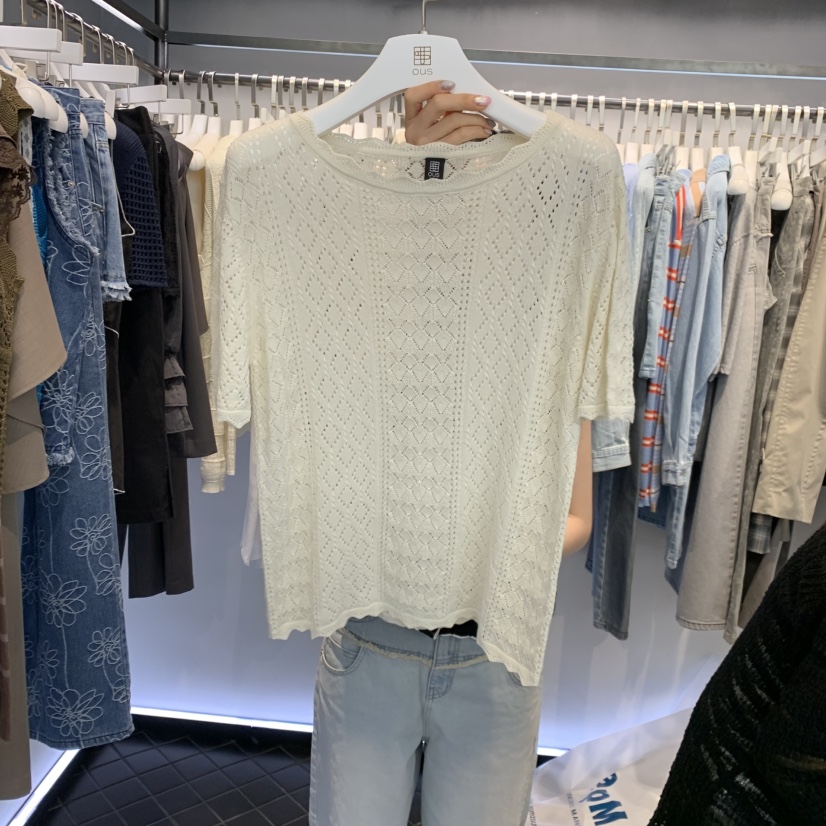OUS/INCH-L韓國東大門直郵女裝新品26春夏職業推薦針織衫OUS/INCH針織衫圖色1