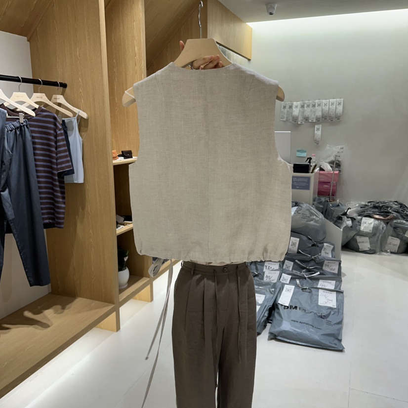 MILLIF韓國代購女裝新品人氣職業時尚熱賣推薦休閑26春夏馬甲MILLIF馬甲