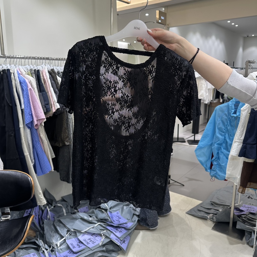 BENE韓國直郵實拍女士新款職業時尚休閑熱賣26夏季推薦T恤BENET恤圖色2