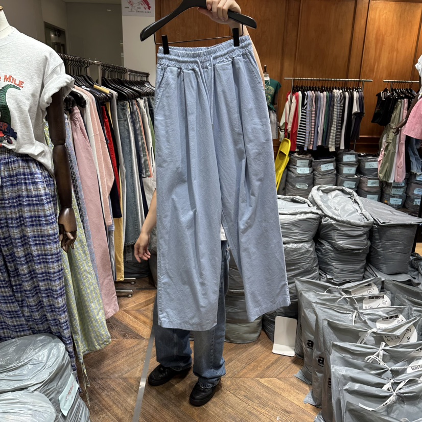 GARMENT-P韓國東大門直郵女士新品時尚職業休閑休閑褲棉布GARMENT休閑褲圖色4