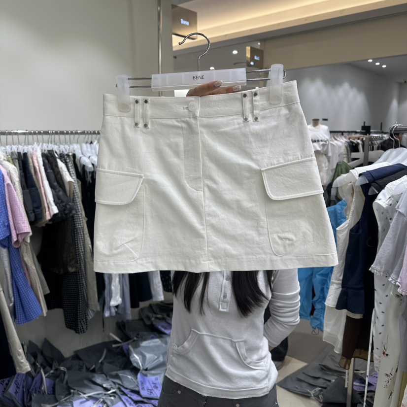 BENE韓國代購女士新品推薦26夏季熱賣休閑時尚26春夏裙褲BENE裙褲圖色1