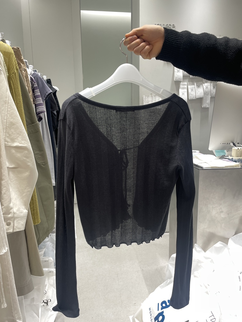 NUESE韓國代購女裝新品熱賣推薦職業真品人氣26春夏長袖T恤NUESE長袖T恤