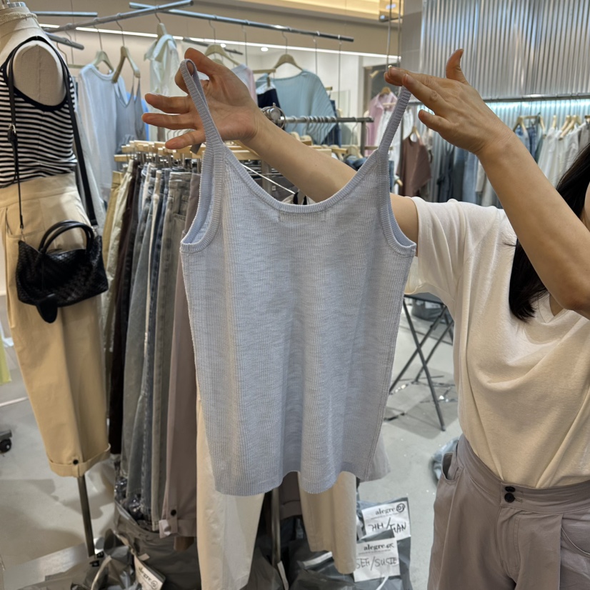 ALEGRE韓國東大門代購女裝新款26春夏時尚休閑職業吊帶背心ALEGRE吊帶/背心