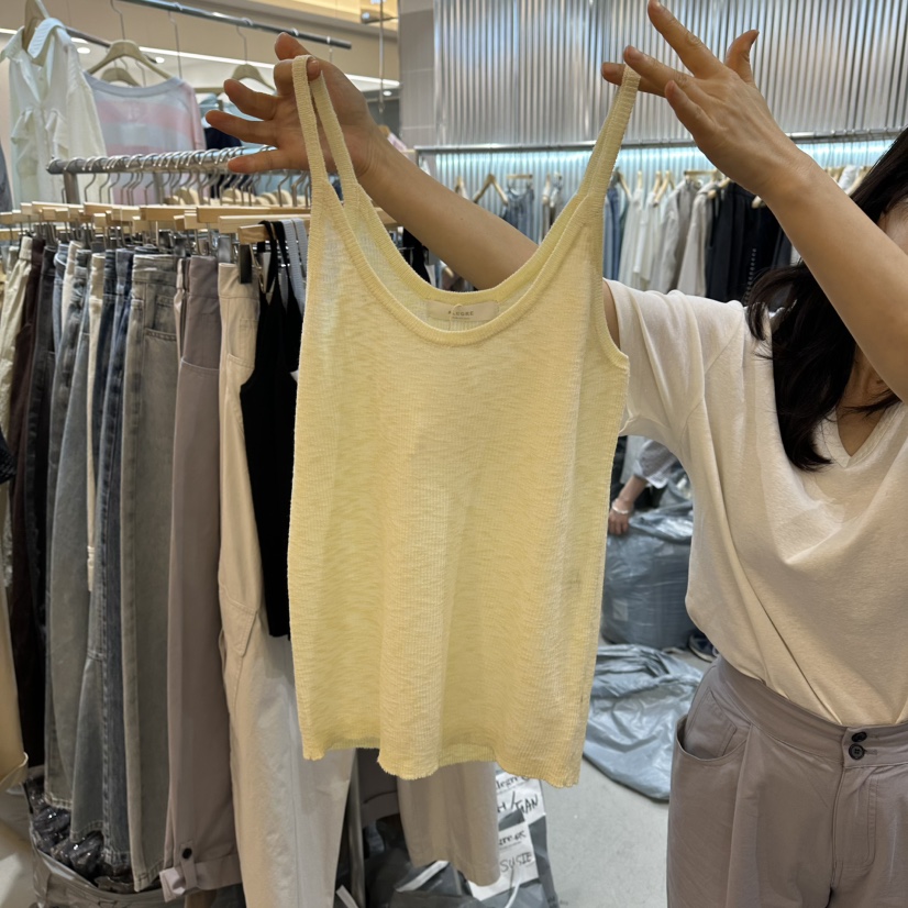 ALEGRE韓國東大門代購女裝新款26春夏時尚休閑職業吊帶背心ALEGRE吊帶/背心圖色2