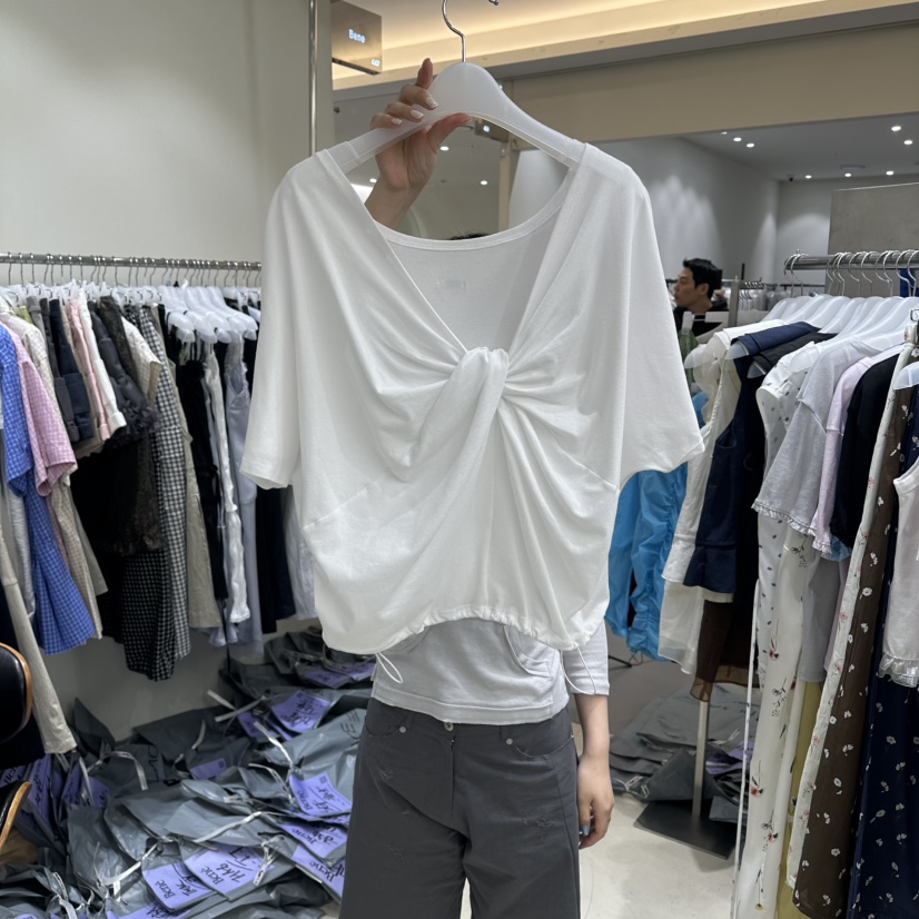 BENE韓國直郵實拍女士新款時尚休閑人氣26春夏26夏季推薦T恤BENET恤