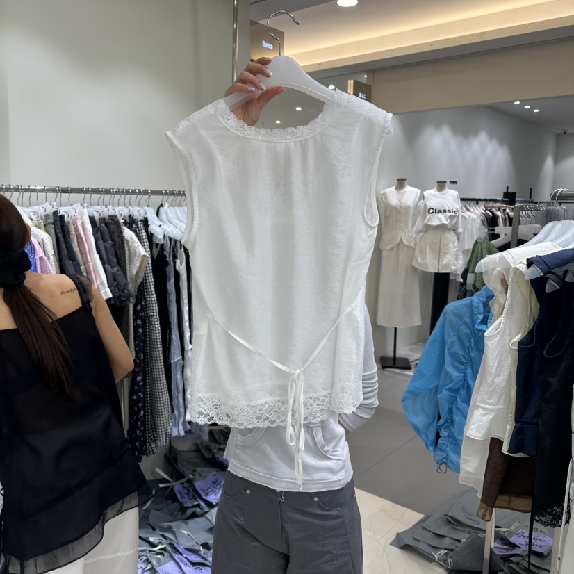 BENE韓國直郵女士新款人氣休閑26春夏時尚職業推薦吊帶背心BENE吊帶/背心