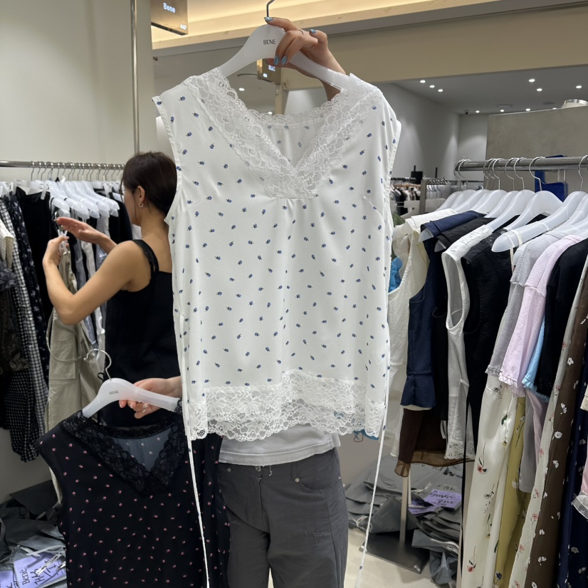 BENE韓國直郵女士新款人氣休閑26春夏時尚職業推薦吊帶背心BENE吊帶/背心圖色3