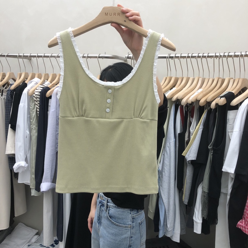 MURR韓國直郵女士新品休閑時尚熱賣推薦職業人氣吊帶背心MURR吊帶/背心圖色2