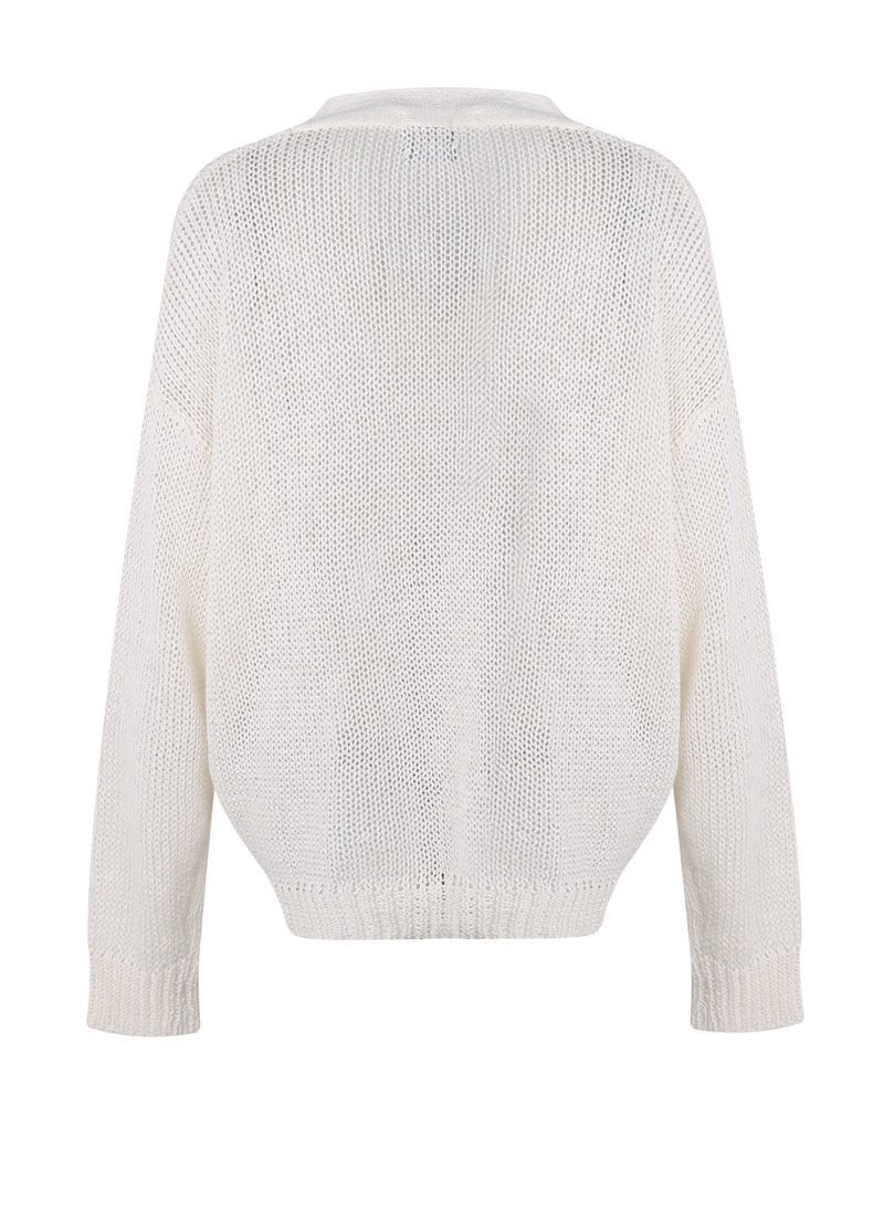 GLOW AND NYMPH韓國代購女士新款人氣時尚熱賣針織衫V領GLOW AND NYMPH針織衫