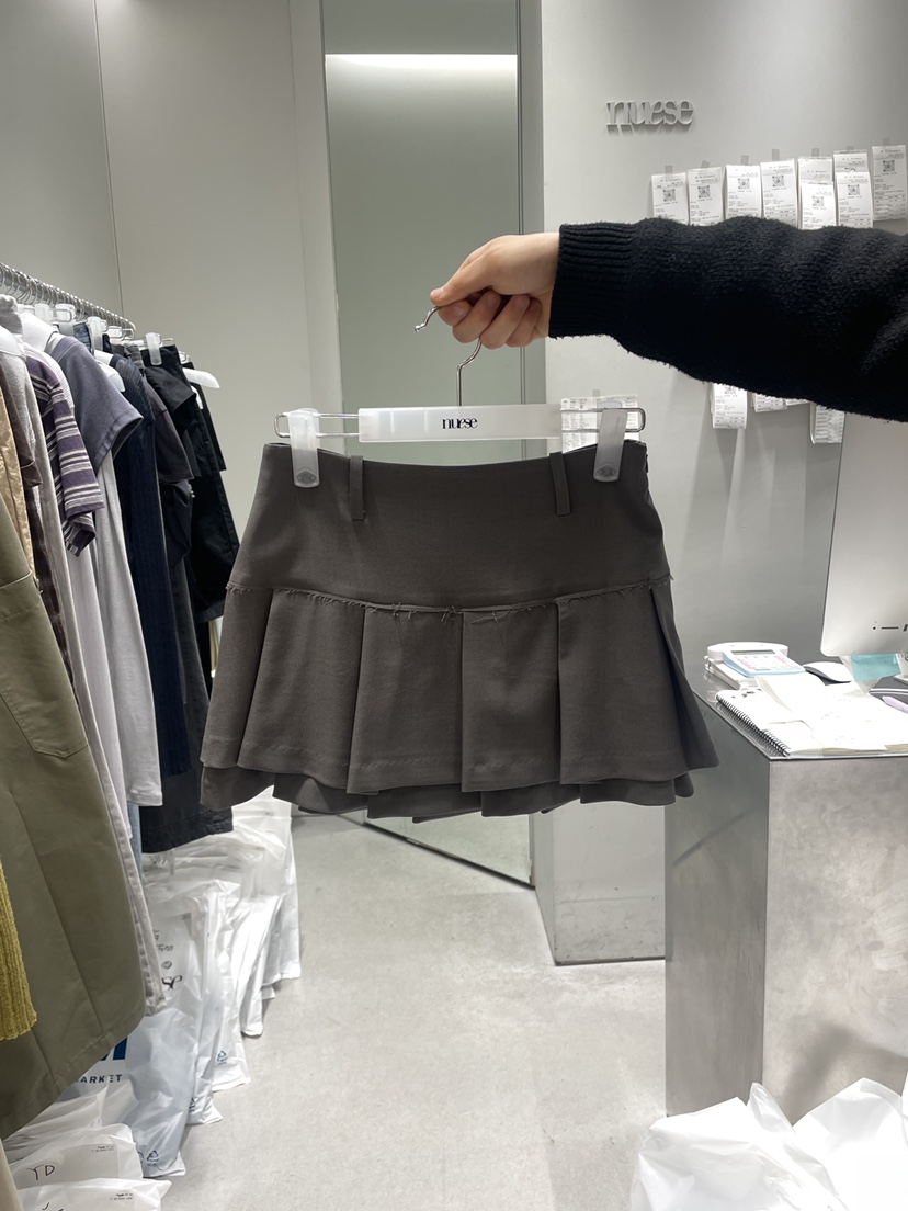 NUESE韓國東大門代購女裝新品熱賣時尚職業推薦26春夏短裙NUESE短裙圖色1