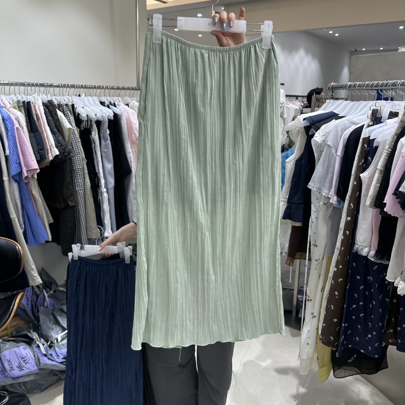 BENE韓國直郵女士新款26春夏推薦26夏季時尚職業熱賣長裙BENE長裙圖色1