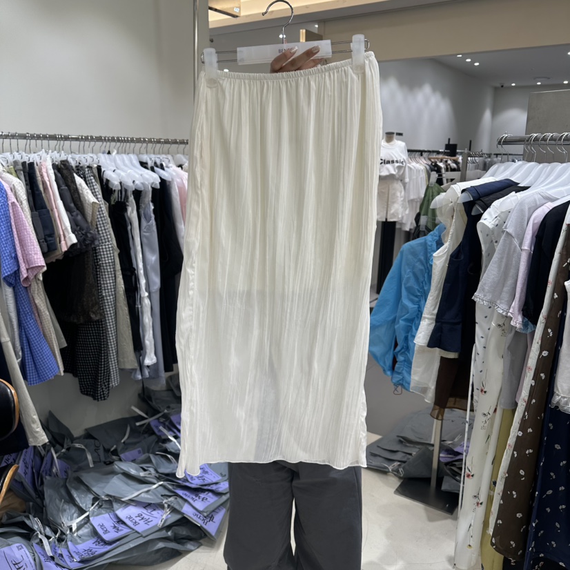 BENE韓國直郵女士新款26春夏推薦26夏季時尚職業熱賣長裙BENE長裙圖色2