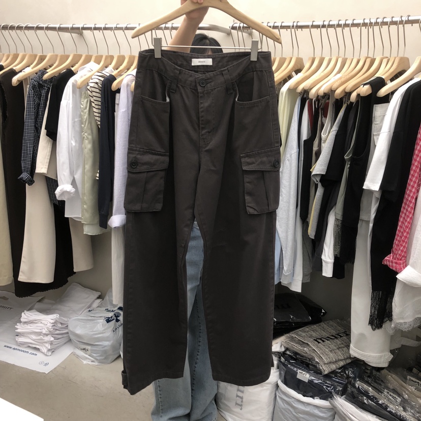 MURR韓國代購女裝新款熱賣26春夏人氣26夏季推薦休閑褲棉MURR休閑褲圖色2