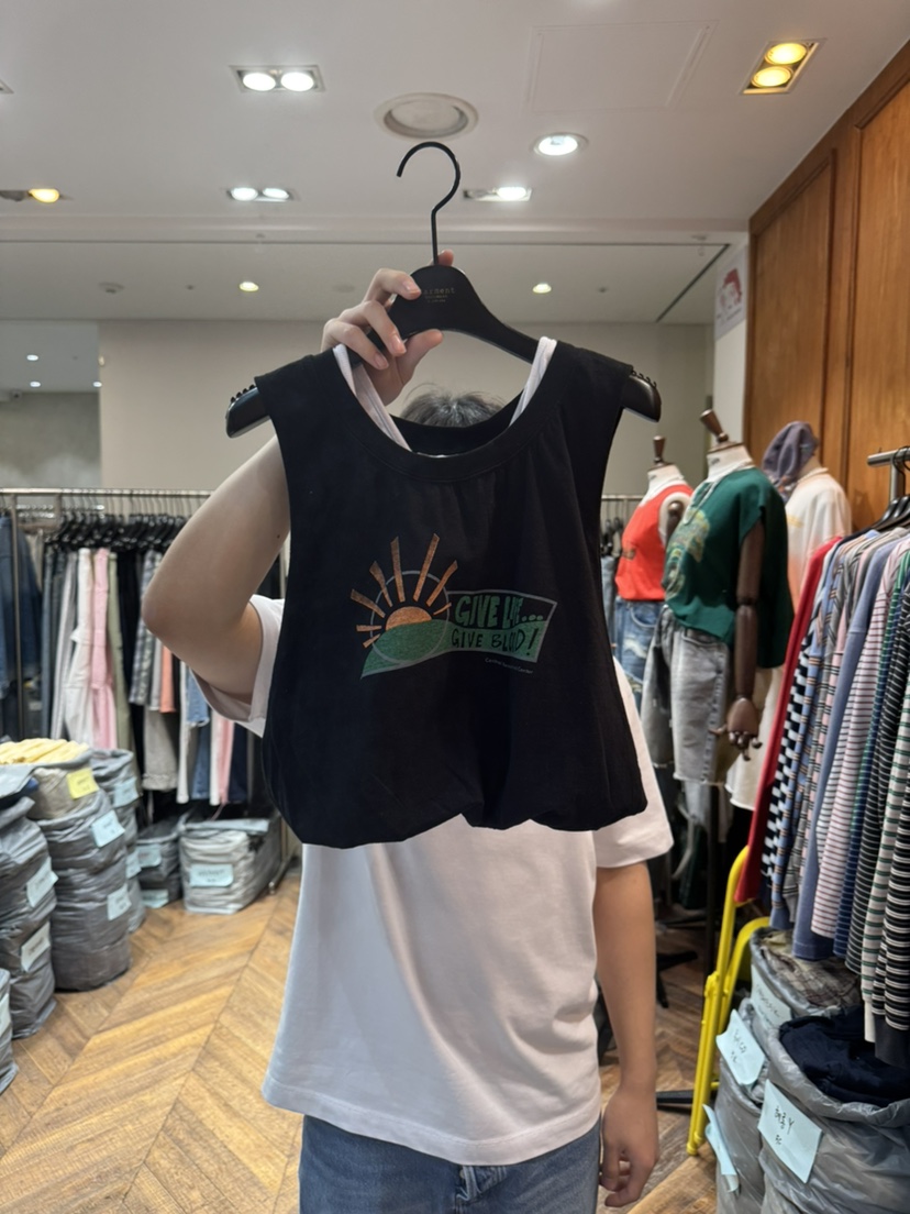 GARMENT-P韓國代購女裝新款人氣推薦時尚26春夏吊帶背心GARMENT吊帶/背心圖色2黑色