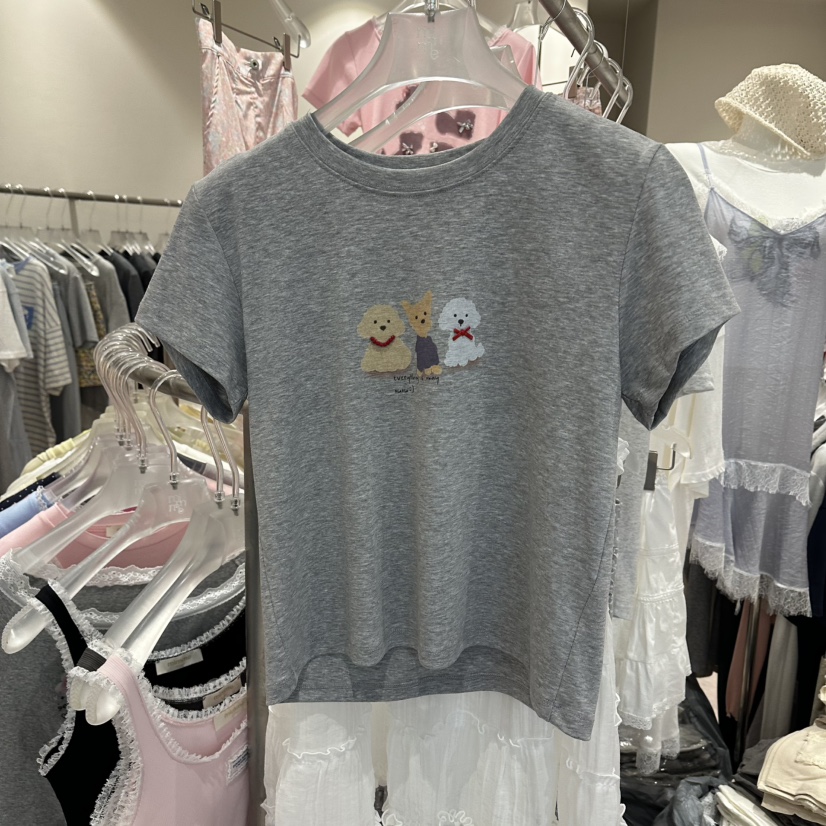 MIMME/LOOKK韓國代購女士新款26夏季休閑推薦26春夏職業T恤MIMME/LOOKKT恤圖色3