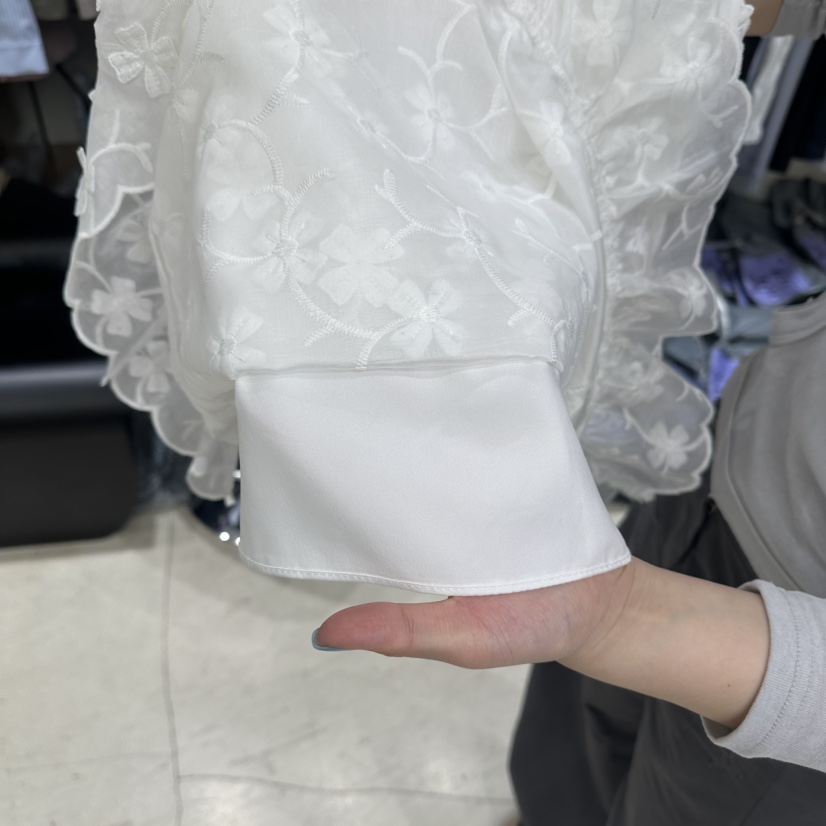 BENE韓國直郵實拍女裝新品26春夏休閑時尚半身裙中短裙刺繡BENE半身裙/中短裙