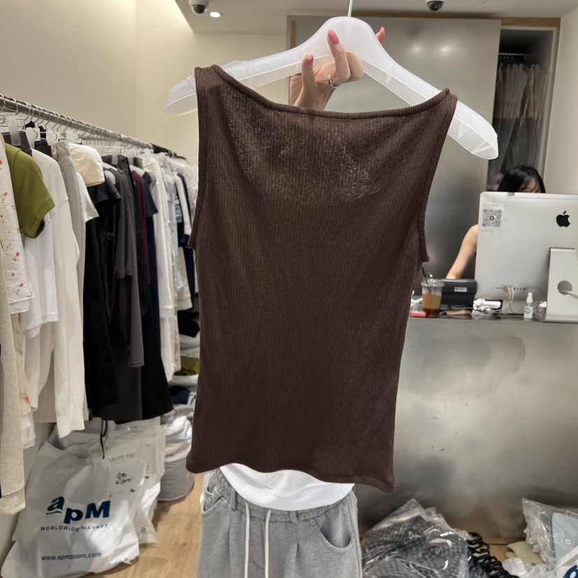 MEET ME韓國代購女士新款休閑人氣時尚職業真品吊帶背心MEET ME吊帶/背心