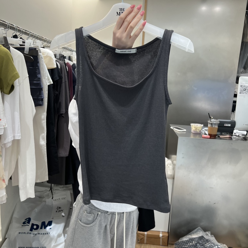 MEET ME韓國代購女士新款休閑人氣時尚職業真品吊帶背心MEET ME吊帶/背心圖色3