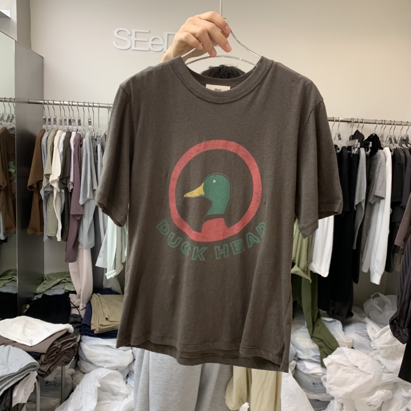 LEESEED-A東大門實拍韓國女士新款推薦職業時尚人氣T恤鴨SEeD/LEESEEDT恤圖色2