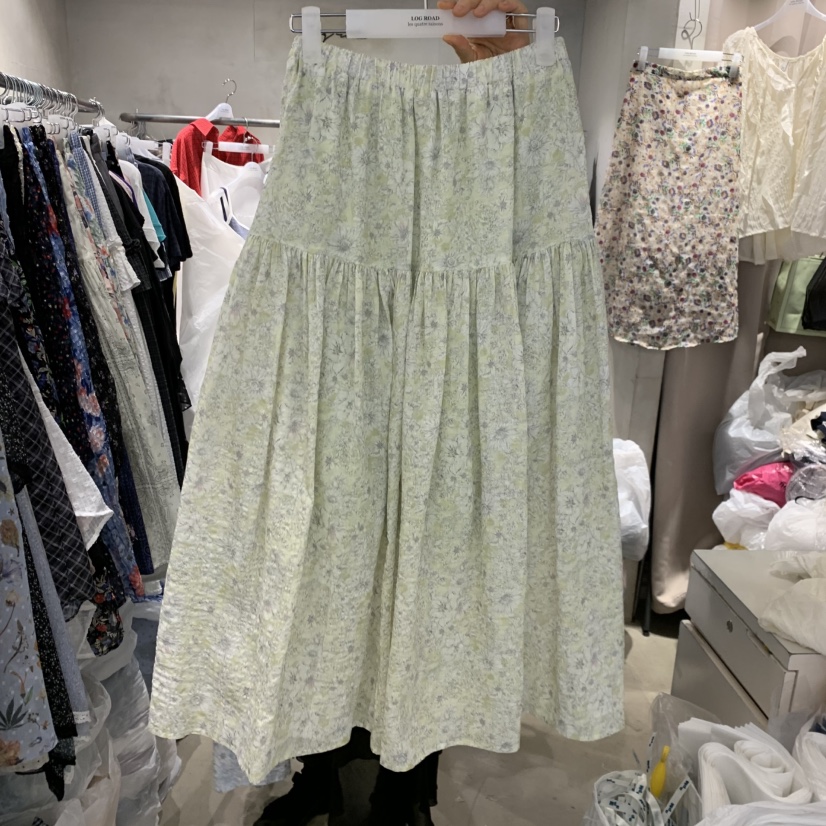 LOGROAD韓國直郵女士新品熱賣26夏季人氣時尚推薦職業長裙LOG ROAD長裙圖色2