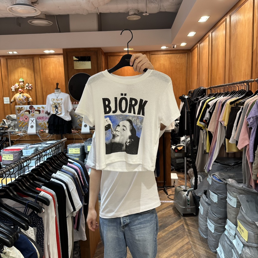 GARMENT-P韓國直郵女士新款休閑時尚推薦26春夏26夏季T恤GARMENTT恤圖色1