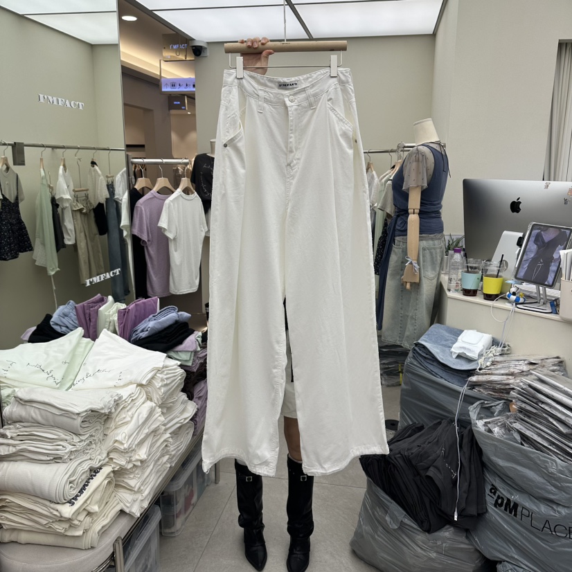 I MFACT韓國直郵實拍女士新款熱賣26夏季26春夏推薦休閑褲I MFACT休閑褲圖色1