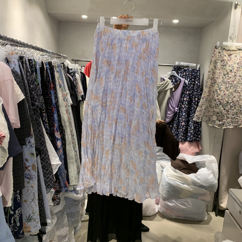 LOGROAD韓國直郵女裝新品人氣推薦職業休閑26夏季26春夏長裙LOG ROAD長裙圖色1