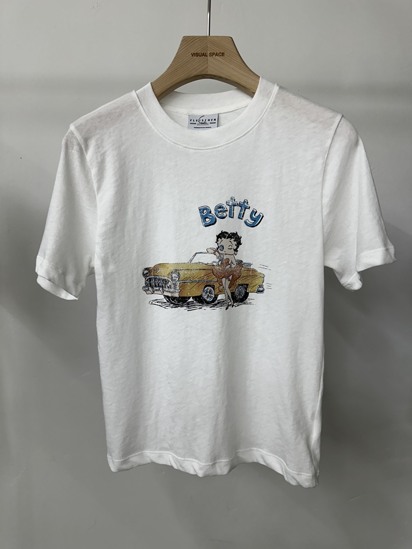 VISUAL SPACE/PAGE92/FLEISCHER韓國直郵實拍女士新款人氣T恤VISUAL SPACE/PAGE92/FLEISCHERT恤圖色1