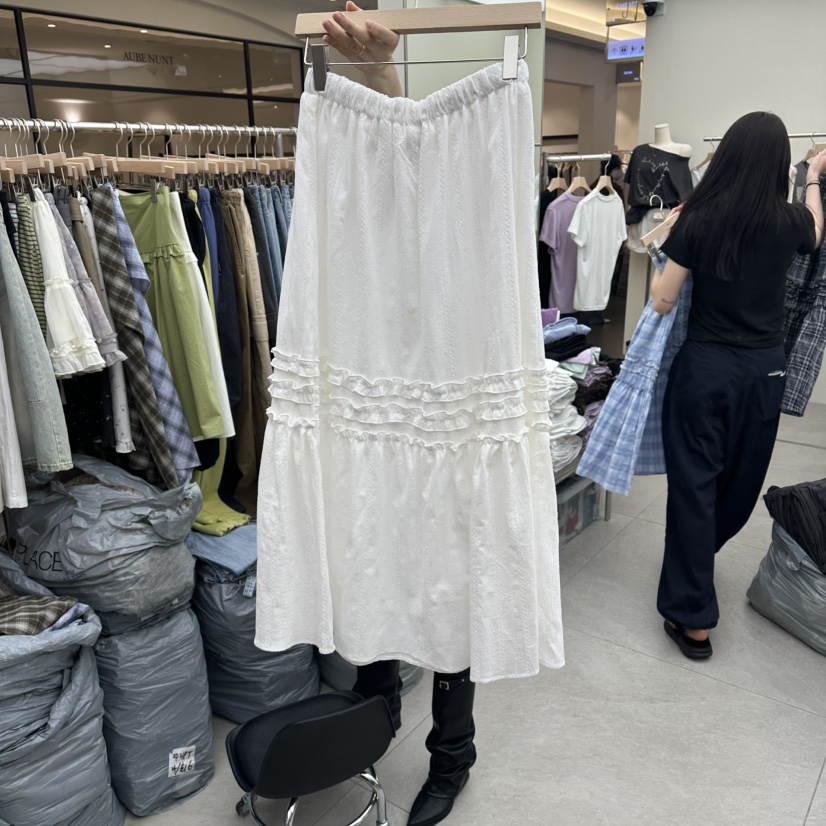 I MFACT韓國直郵女裝新款休閑人氣時尚26春夏26夏季長裙I MFACT長裙