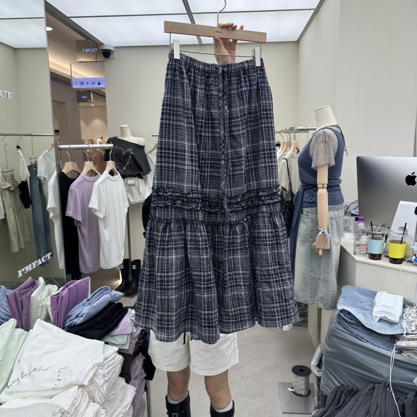 I MFACT韓國直郵女裝新款休閑人氣時尚26春夏26夏季長裙I MFACT長裙圖色3